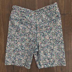 Sage Collective Floral Multicolor Active Biker Shorts M